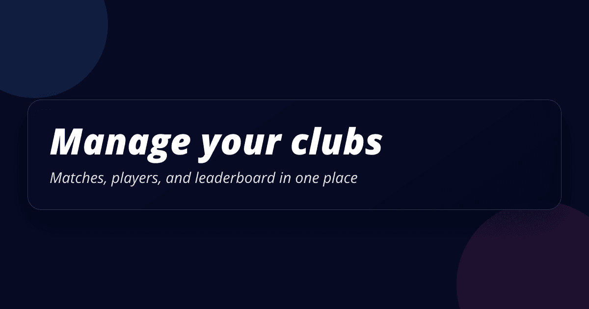 Soccer Manager